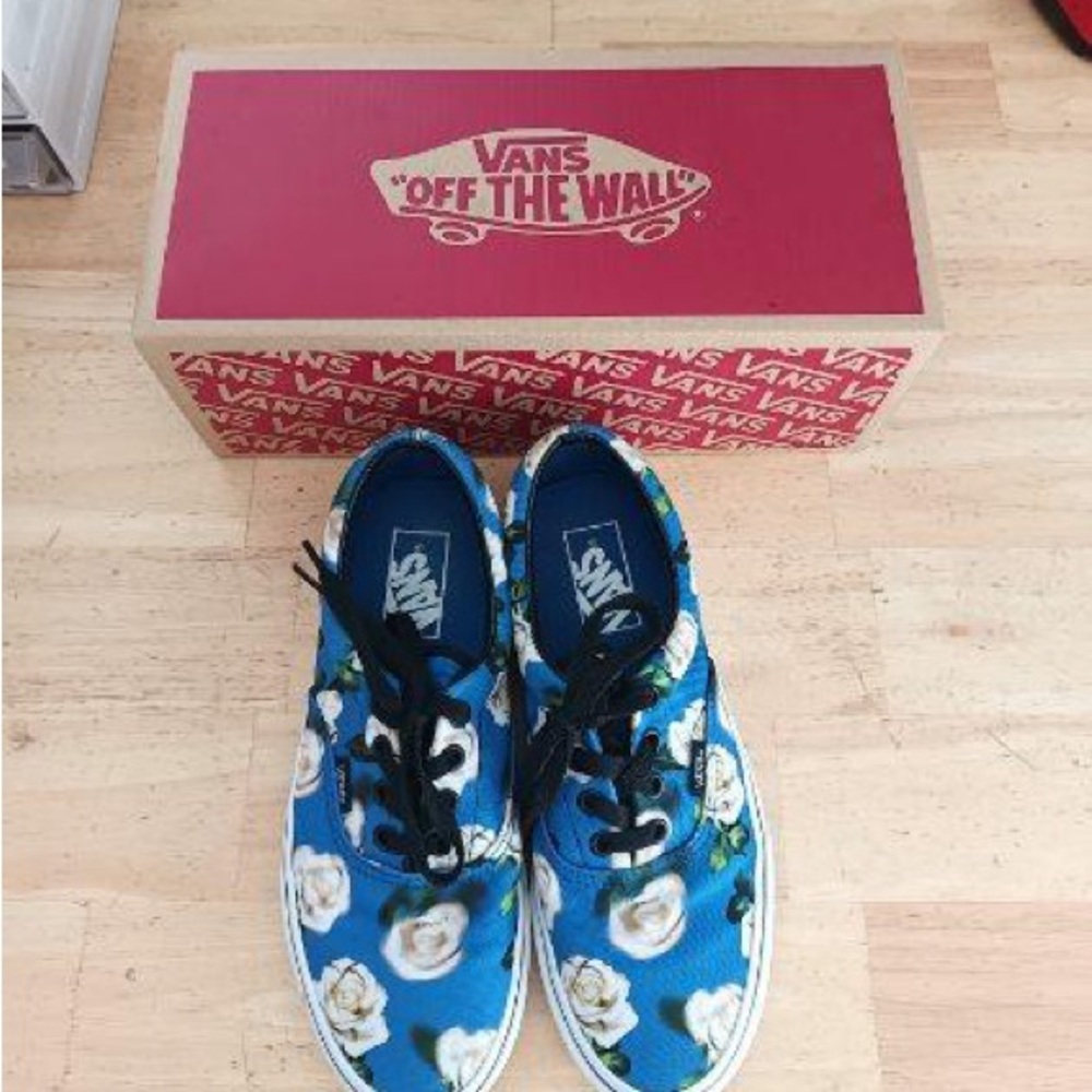 Vans floral shoes
